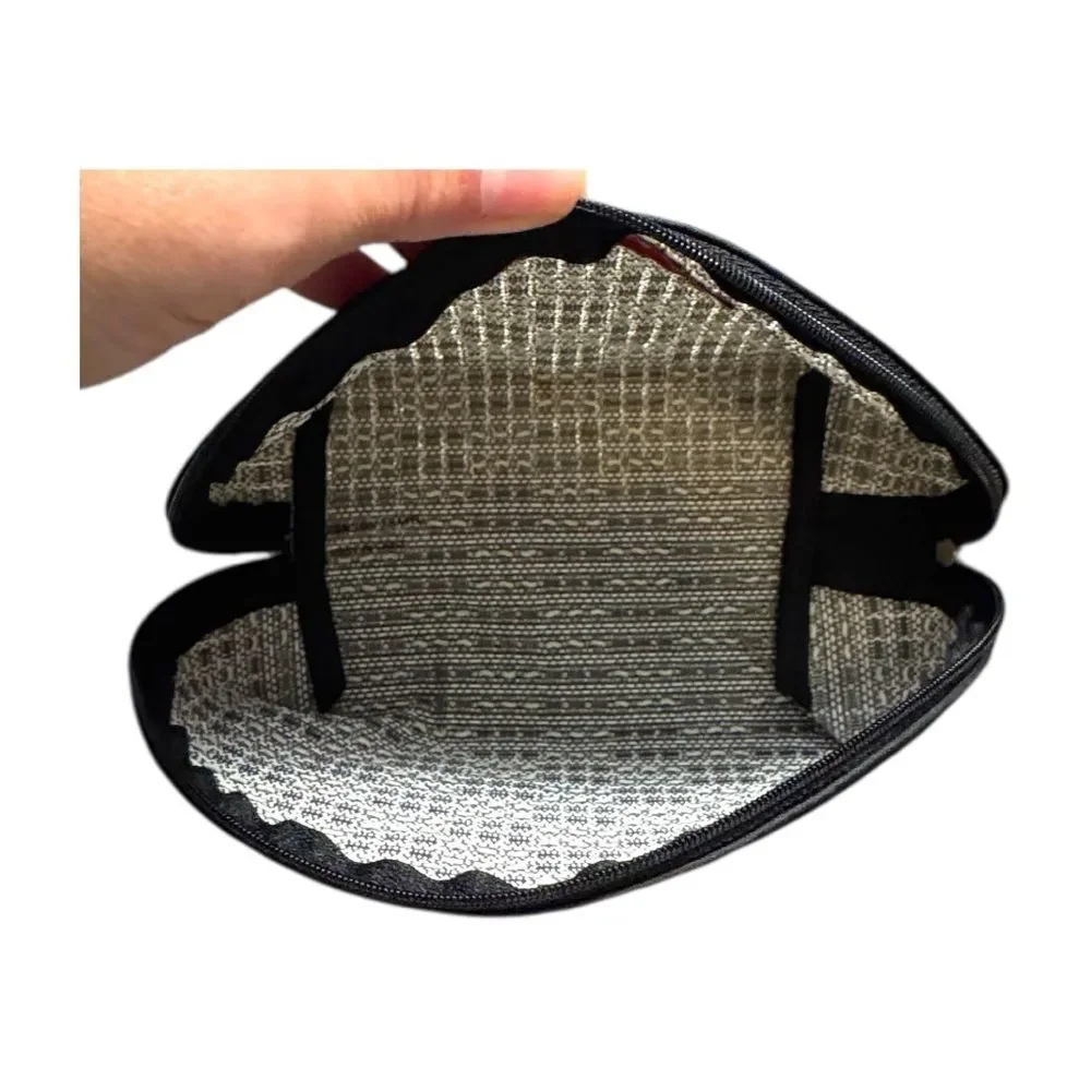 NWT Alan Stuart DOT Silver Gray Cosmetic Bag